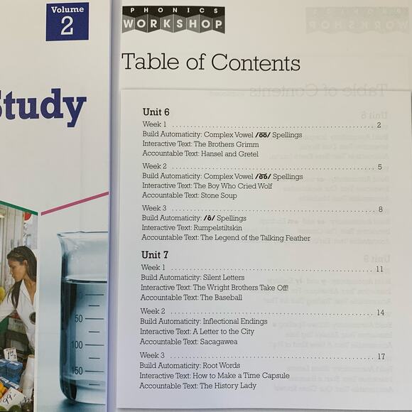 Homeschool Elementary Phonics My Word Study Benchmark Education Set Volumes 1&2 - Picture 8 of 12